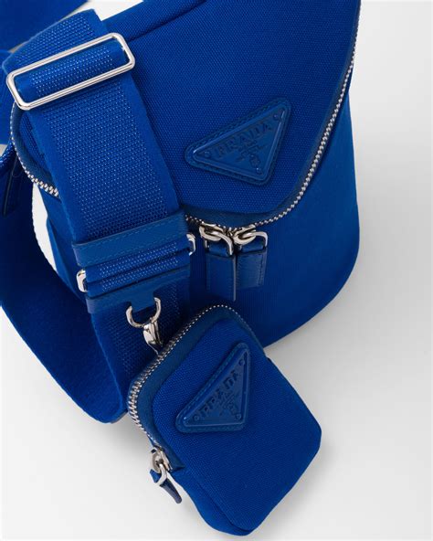 cobalt blue prada bag|Cobalt Blue Canvas Shoulder Bag .